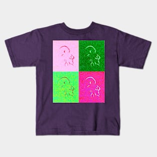 Stone Cthulhu Quad a Kids T-Shirt